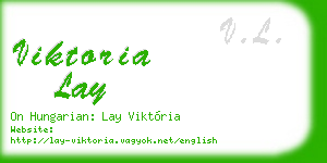 viktoria lay business card